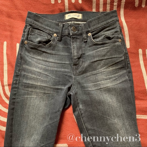 NWOT Madewell Size 24 High Riser Skinny Jeans - Picture 4 of 6